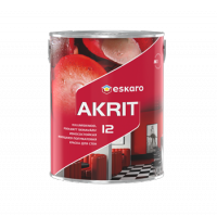Akrit 12 / Акрит 12 износостойкая моющаяся полуматовая краска для стен