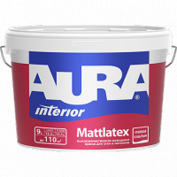 Aura Interior Mattlatex / Аура Интериор Маттлатекс высококачественная моющаяся краска для стен и потолков