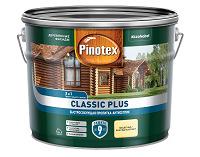 Pinotex Classic Plus / Пинотекс Классик Плюс защитная пропитка для деревянных строений