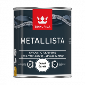 Tikkurila Metallista / Тиккурила Металлиста краска по ржавчине